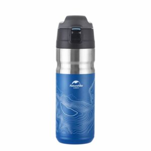 Keep drinks hot or cold for up to eight hours with the 500ml Pop-lid Vacuum Flask. This flask features a one-handed operational pop up lid and a detachable mouth piece for easy cleaning. Specification: 316 stainless steel / silicone / pp material Insulation: 24 hours 40 ° C Package: 7.8×7.8×24.5 cm Weight: 320 g. Capacity: 500 ml ترمس 500مل مل 500 نيتشرهايك HIKING HIKE NATUREHIKE STAINLESS STEEL VACUUM FLASK ML 500 thermos , naturehike vacuum flask ترمس , ترامس , نيتشرهايك