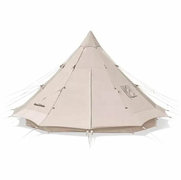خيمة قطن هرمية فاخرة متعددة الطبقات مقاومة للبلل والرياح 4 أشخاص 1