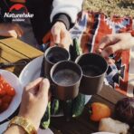 ⁦نيتشرهايك كوب قابل للطي تيتانيوم للرحلات والتخييم - فضي⁩ - الصورة ⁦5⁩