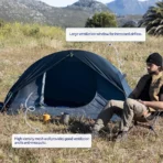 CYCLING ULTRALIGHT 1 PERSON TENT W/ MAT 20D - Image 8