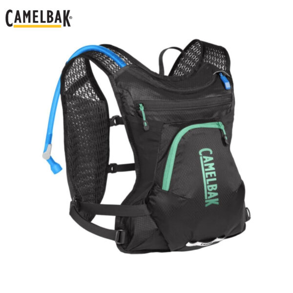 WOMEN'S CHASE BIKE VEST 4L CHARCOAL/BLUE - Image 1